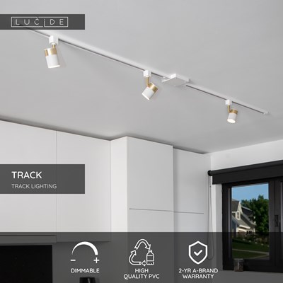 Lucide TRACK Power supply - 1-circuit Track lighting system - Single - White (Extension)